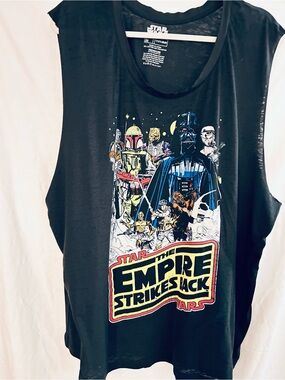 Unisex Empire strikes sleeveless tshirt size 3X